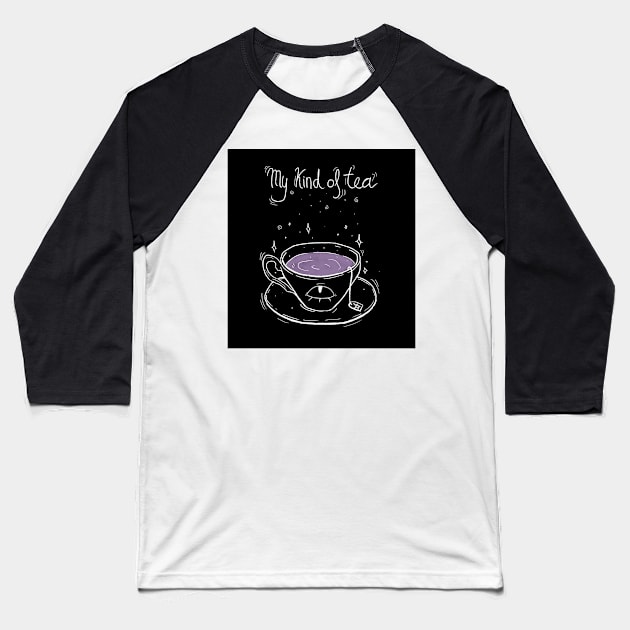 My kind of tea Baseball T-Shirt by PaprikaMoony91